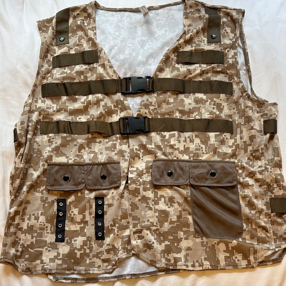 Camouflage Tactical Vest costume